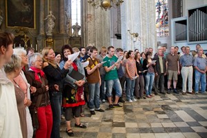 Probe zur Liederregatta in der Marienkirche zur Hanse Sail 2011