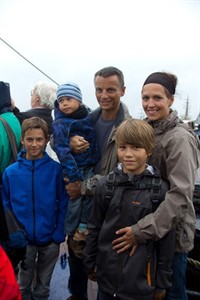 Familie Börner verbrachte den ersten Tag auf der Hanse Sail