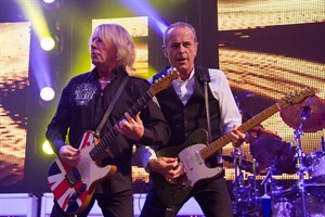 Status Quo Frontmänner Rick Parfiit und Francis Rossi