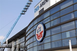 Die DKB-Arena bleibt beim „Geisterspiel“ zwischen Hansa Rostock und Dynamo Dresden leer