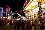 Losbude auf dem Weihnachtsmarkt