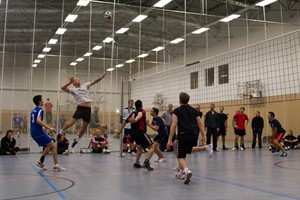 Herrenfinale beim Volleyball-Neujahrsturnier 2012 in Rostock