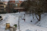 Rodelberg mit Baustelle am Kröpeliner Tor