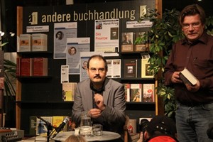 Sherko Fatah und Manfred Keiper von der anderen buchhandlung