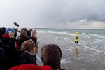 So viele Schaulustige gab es noch nie beim Eisfasching in Warnemünde