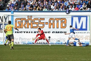 Hansa Rostock gegen Erzgebirge Aue - das 0:1