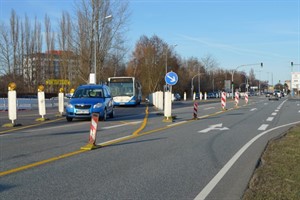 Zumindest der Kreuzungsbereich am Ortseingang Warnemünde wird zu Ostern vorfristig wieder für den Verkehr freigegeben