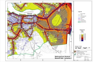 Lärmkarte der Innenstadt