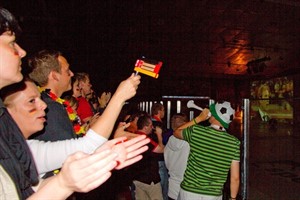 Public Viewing zur Fussball-EM 2012 in Rostock