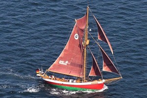 Der legendäre Haikutter „Dagmar Aaen“ des Nordpolarforscher Arved Fuchs kommt erstmals zur 22. Hanse Sail Rostock