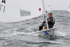 Giovanni Coccoluto siegte in der olympischen Bootsklasse Laser Standard 