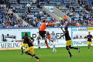 Ondrej Smetanas Kopfball sichert den Sieg von Hansa Rostock gegen Alemannia Aachen