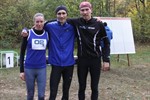 Katharina Splinter, Tom Gröschel und Tom Schlegel vor dem Start