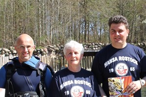 Vorstände von Hansa Rostock: Dr. Peter Zeggel, Sigrid Keler und Bernd Hofmann (Archiv, v.l.n.r.)