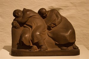 Ernst Barlachs "Die schlafenden Vagabunden" haben als eine der wenigen Werke in Rostock die Aktion "Entartete Kunst" überstanden.