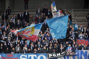 Hansa Rostock Fans beim Auswärtsspiel in Saarbrücken