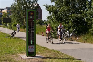 Fahrradbarometer in Rostock