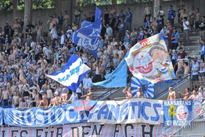 Hansa-Fans beim SV Elversberg