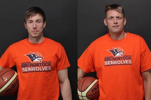 Seawolves verlängern mit Sven Hellmann (li.) und Jens Hakanowitz (re.)