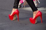 Puhh, mit High Heels die ganze Strecke durch die Innenstadt