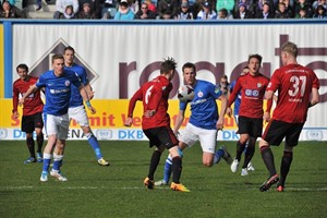 Der Chemnitzer FC schlägt Hansa Rostock 2:1