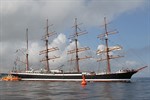 Viermast-Bark „Sedov“ besucht Rostock-Warnemünde