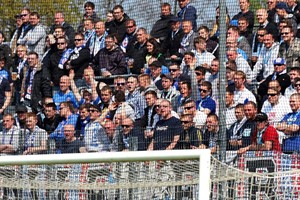 Hansa-Fans beim Spiel gegen Burghausen