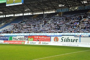 „Das Pokalaus war 'ne Schande - bringt endlich wieder was“ - Nur noch 6.500 Zuschauer kamen zur Partie Hansa Rostock - Preußen Münster ins Stadion