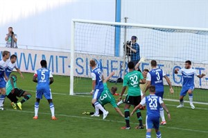 Jan Kirchhoff (Schalke 04) trifft gegen Hansa Rostock zum 2:0