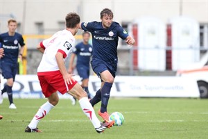 Marcel Ziemer (Hansa Rostock) erzielte gegen Jahn Regensburg vier Tore