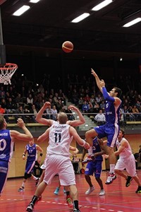 Rostock Seawolves unterliegen CityBasket Recklinghausen mit 57:73, Foto: Florian Kindermann