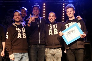 SonuVab!tch gewinnen den Nachwuchsförderpreis beim 23. Landesrockfestival MV (Foto: Danny Gohlke)