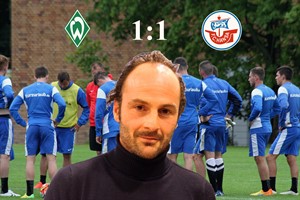 Hansa Rostock und Werder Bremen II trennen sich 1:1 (Fotomontage/Archiv)