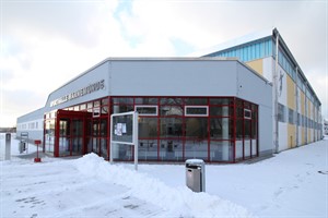 Sporthalle im Friedrich-Ludwig-Jahn-Sportpark Warnemünde