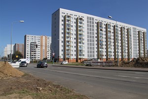 Die Kreuzung Rigaer Straße-Ostseeallee-Lichtenhäger Chaussee wird zum Kreisverkehr