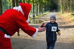 Der Nikolaus beim Zieleinlauf