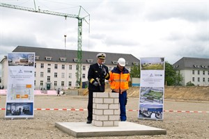 Grundsteinlegung für ein neues Maritimes Operationszentrum der Deutschen Marine