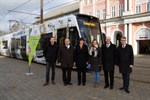 Jubiläumsstraßenbahn für Stadt- und Unigeburtstag