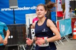 Laura Michel, Siegerin des Halbmarathons des Rostocker Citylaufs 2018