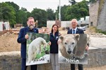 Eisbären Akiak und Noria ziehen ins Polarium im Zoo Rostock