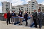 Neue Uferpromenade am Ludewigbecken im Stadthafen übergeben