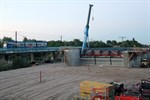 Baustelle an der Stadtautobahn in Evershagen