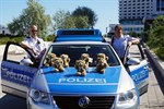 Rostocker Polizei mit Tröste-Teddys im Einsatz