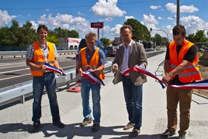 Verkehrsfreigabe nach Brückenerneuerung in der Tessiner Strasse