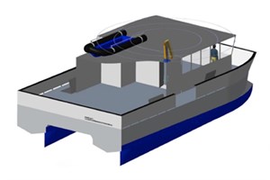 Neuer Forschungskatamaran für Rostocker Universität (Visualisierung: Universität Rostock/Steffen Garke)