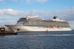 Kreuzfahrtschiff Viking Jupiter - Erstanlauf in Warnemünde