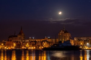 Mondfinsternis in Rostock - 16./17. Juli 2019