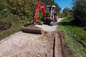 Uferwanderweg in Gehlsdorf wird saniert (Foto: Amt für Stadtgrün, Naturschutz und Landschaftspflege)