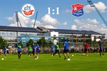 Hansa Rostock und Unterhaching trennen sich 1:1