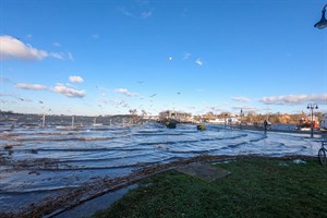 Land stellt Hochwasserschutz im Stadthafen Rostock infrage (Foto: Archiv)